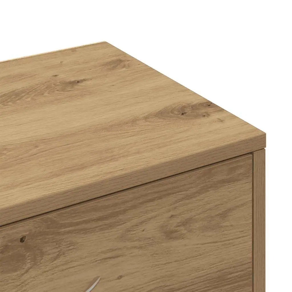 Sideboard Brown Engineered Wood 6 Drawers Storage Cabinet Buffet Furniture