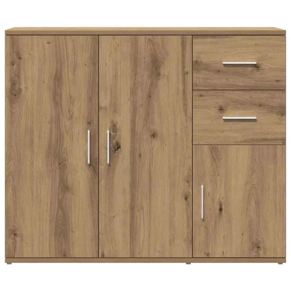 Sideboard Brown Engineered Wood Cabinet Storage Buffet Furniture Home Dining