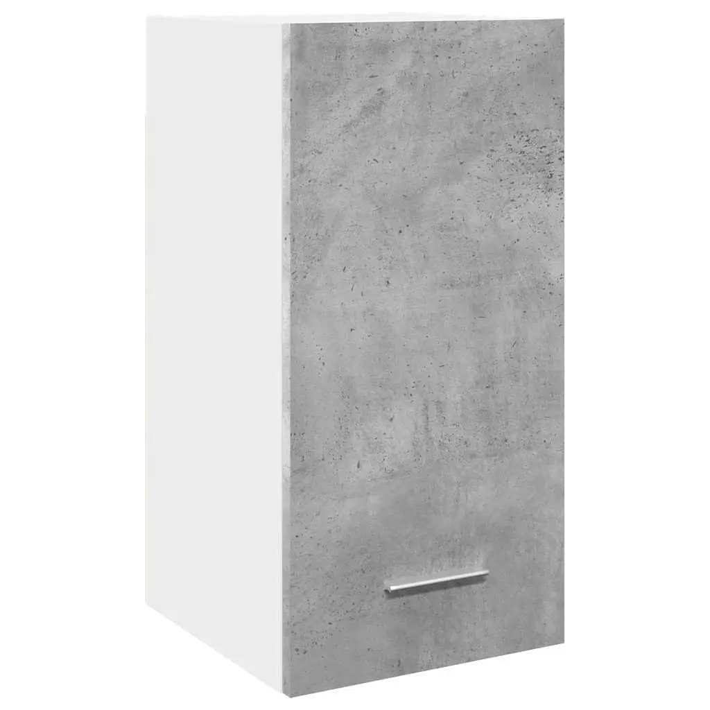 Hanging Kitchen Cabinet Wall-Mounted Storage Grey Engineered Wood 30x31x60cm