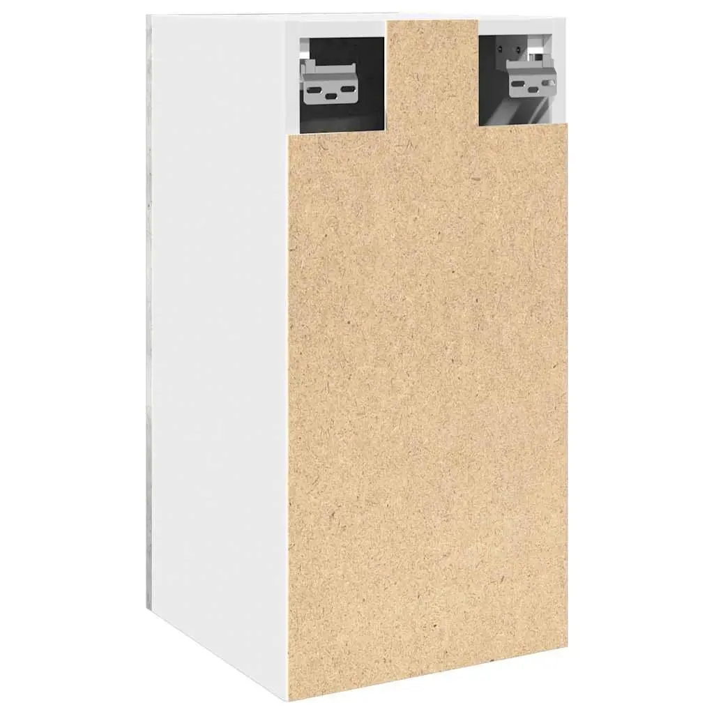 Hanging Kitchen Cabinet Wall-Mounted Storage Grey Engineered Wood 30x31x60cm