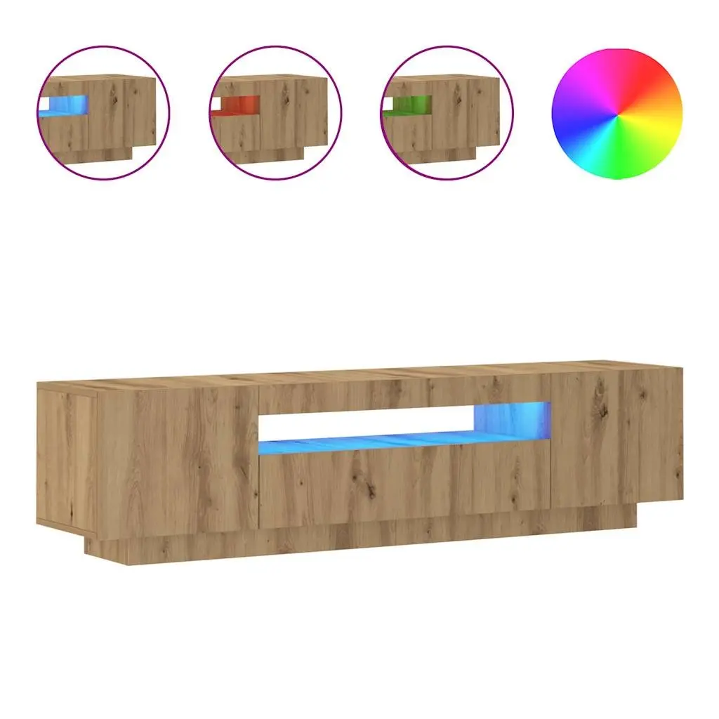 TV Cabinet with LED Lighting