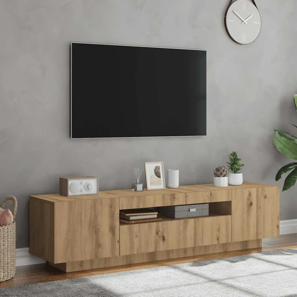 TV Cabinet with LED Lighting