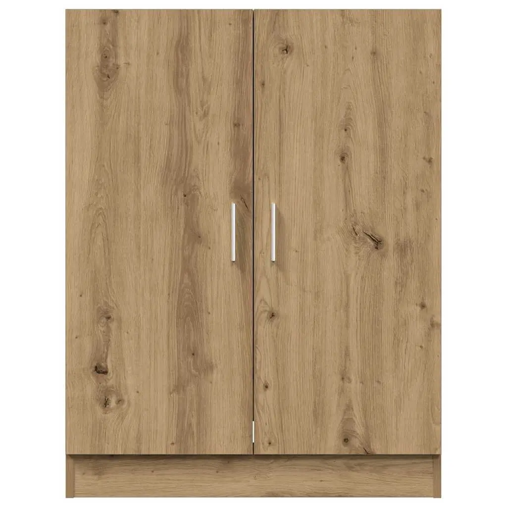 Washing Machine Cabinet Artisan Oak 2 Door Storage Cupboard Moisture Resistant