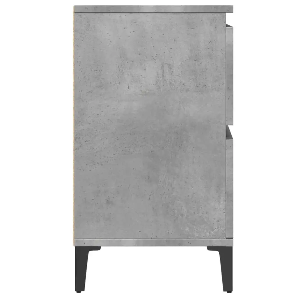 Bathroom Sink Cabinet Vanity Unit Storage 4 Drawers Grey 80x33x60cm