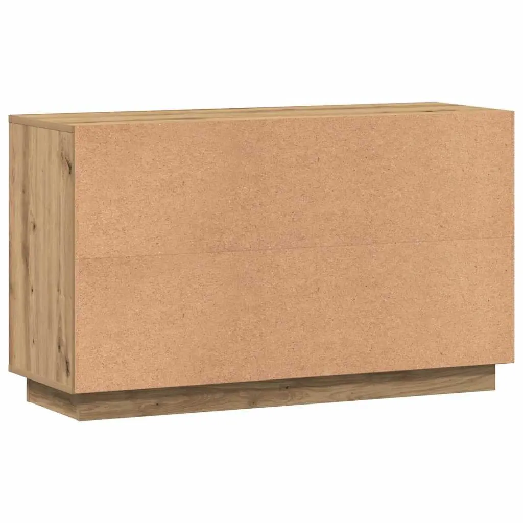 Sideboard Storage Cabinet Brown Engineered Wood 6 Compartments Living Room