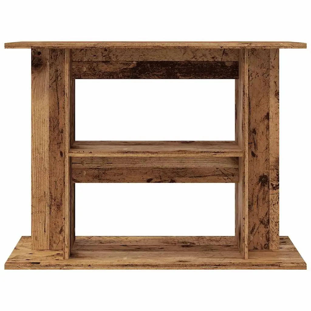 Aquarium Stand Brown 80x35x60cm 3 Tier Engineered Wood Storage Shelf