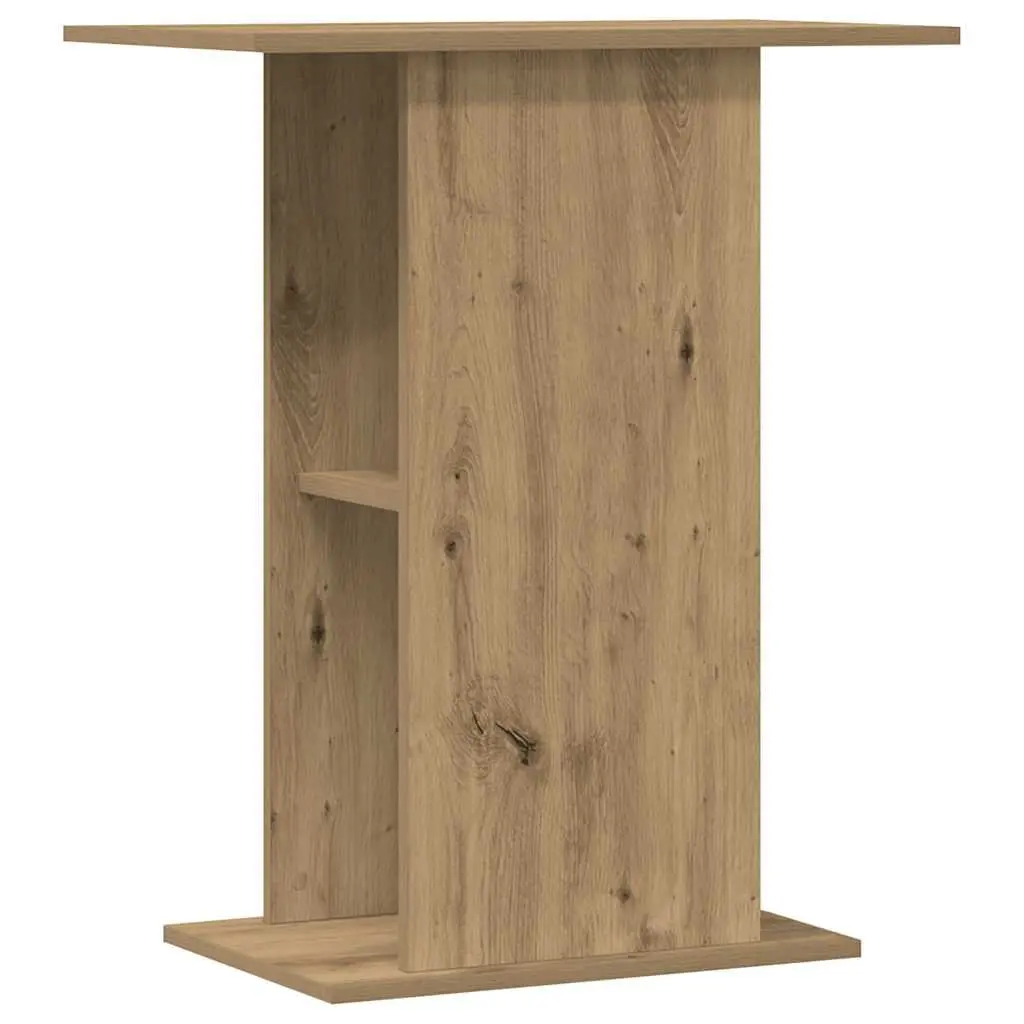 Aquarium Stand Brown Engineered Wood Storage Cabinet Fish Tank Display Furniture