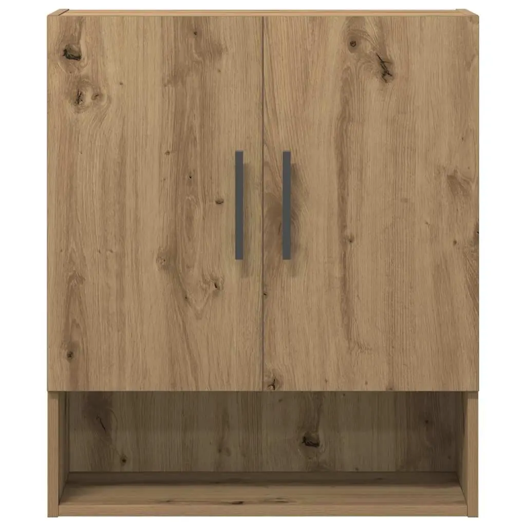 Wall Storage Cabinet Brown 60x31x70 cm Floating Engineered Wood Home Organizer