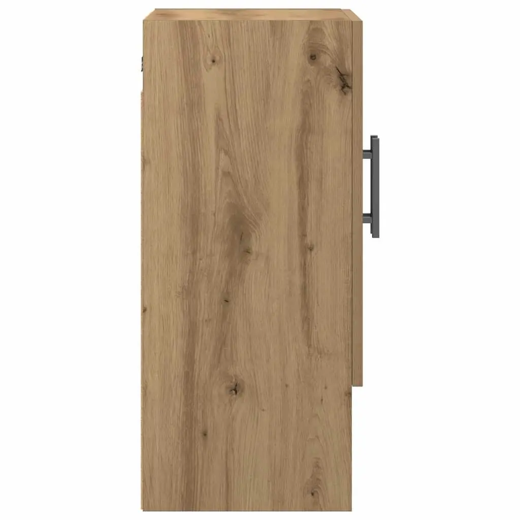 Wall Storage Cabinet Brown 60x31x70 cm Floating Engineered Wood Home Organizer