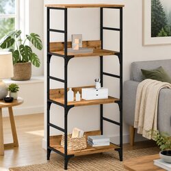 Brown Book Cabinet