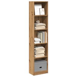 Brown Open Shelving Bookcase for Your Home Office