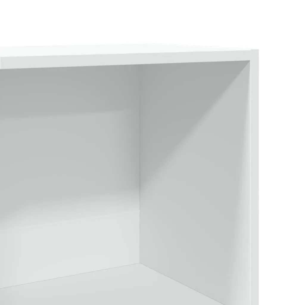 Bookcase White 40x30x189 cm Open Shelves Storage Cabinet Living Room Bedroom