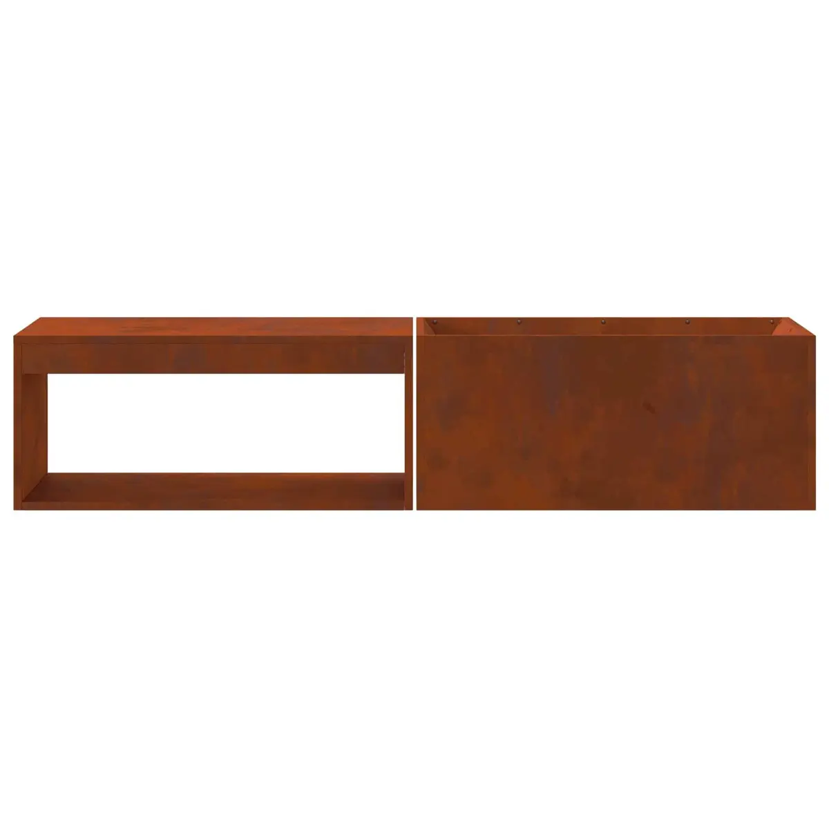 Rectangular Outdoor Fire Pit 160cm