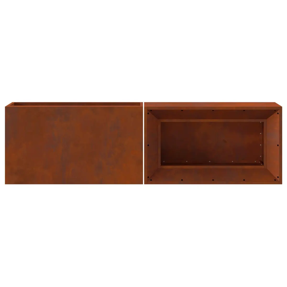 Rectangular Outdoor Fire Pit 160cm