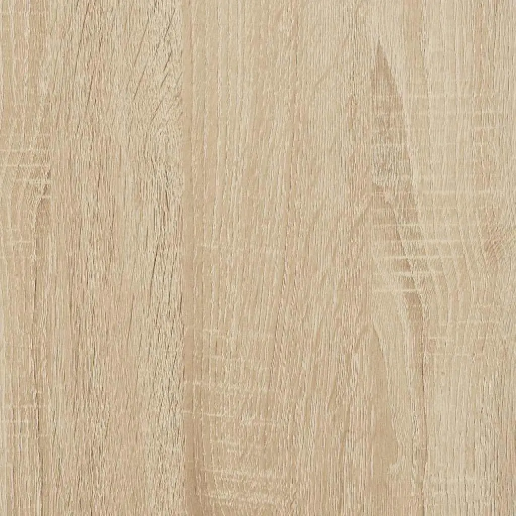 Reception Desk Brown Engineered Wood High Counter Integrated Storage