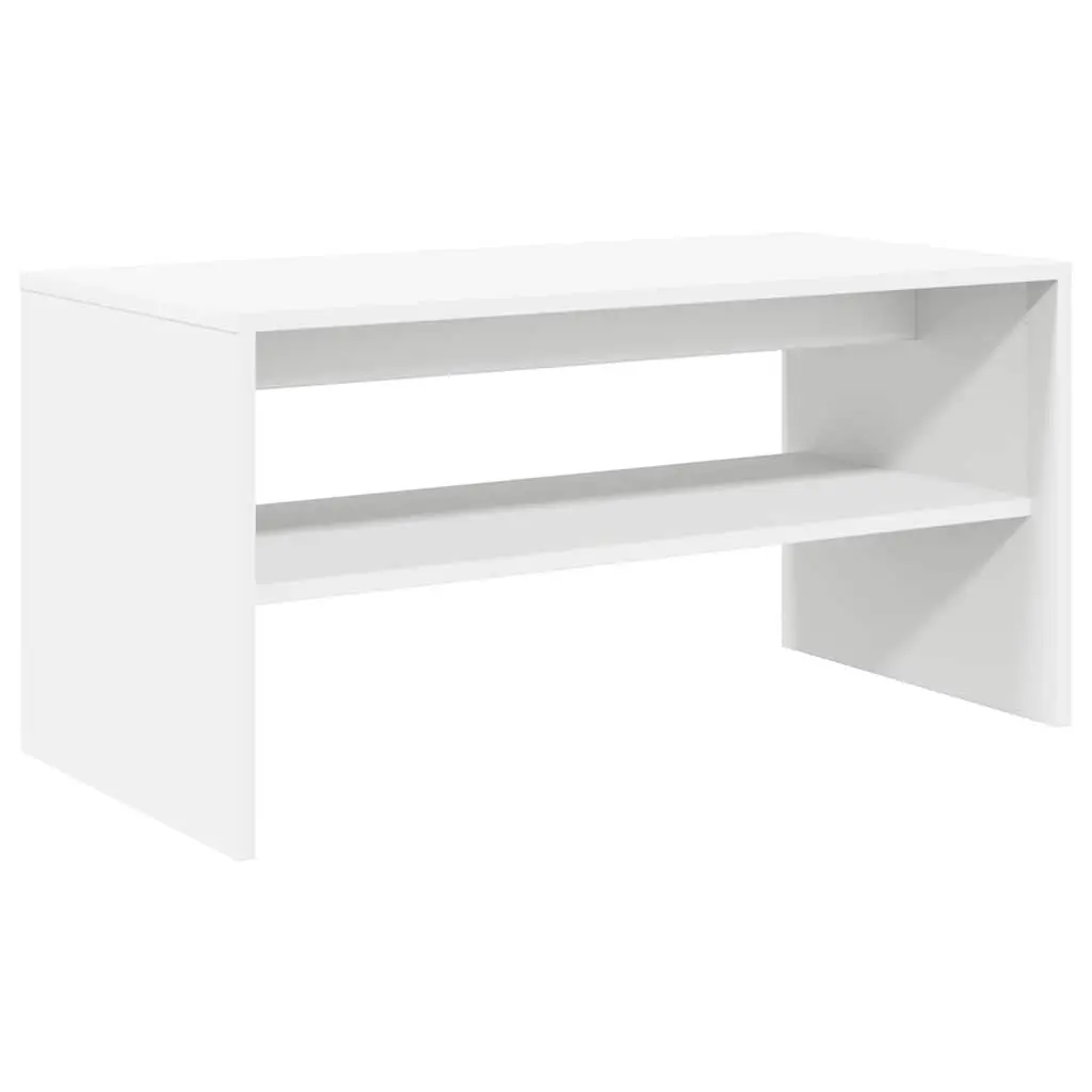 TV Cabinet White 60x40x40 cm Engineered Wood Shelf Media Storage Unit