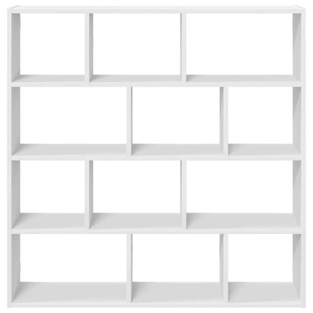 Wall Cube Shelf White 12 Compartments Floating Storage Organiser Display Unit