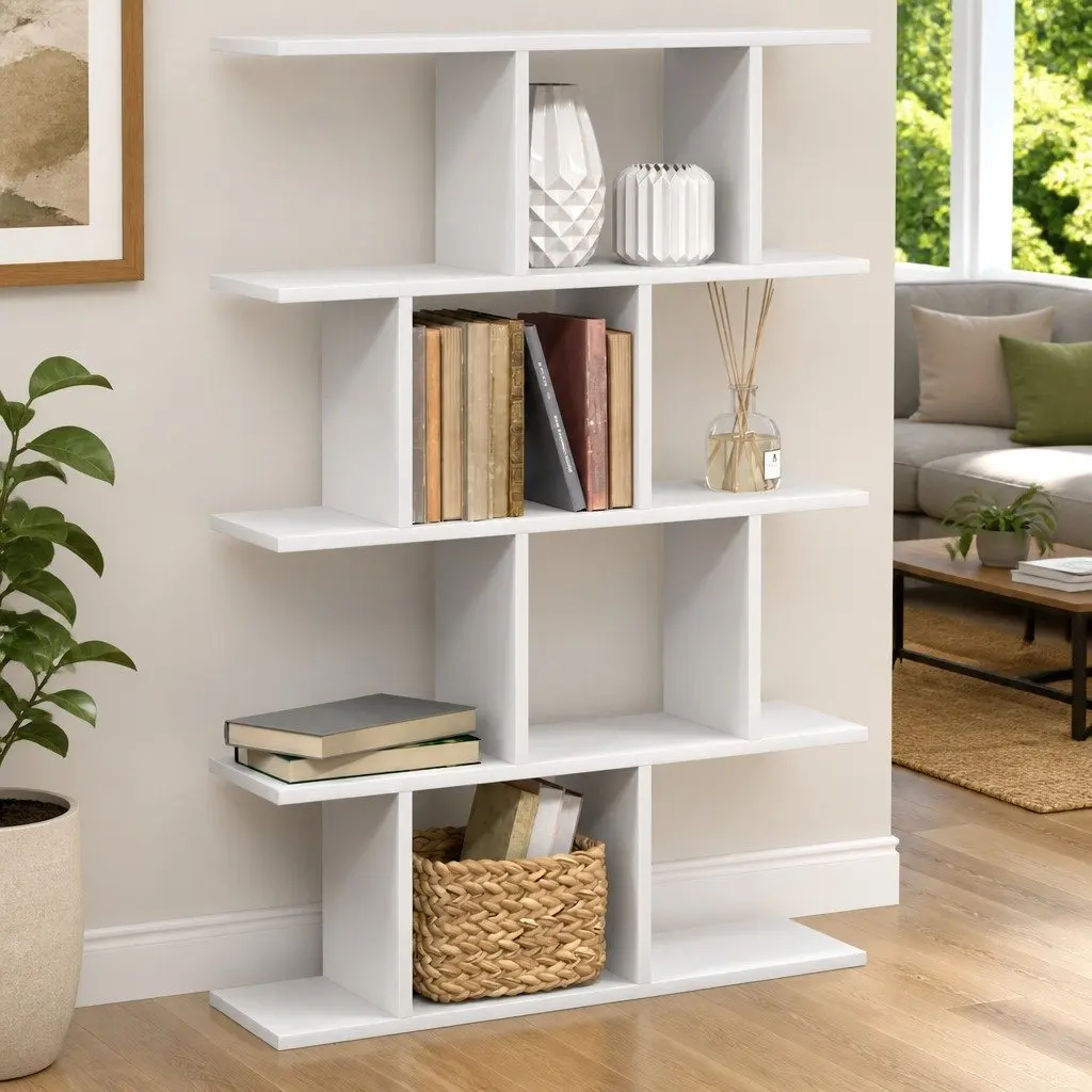 Wall Cube Shelf White 15 Compartments Floating Storage Organizer Display Box