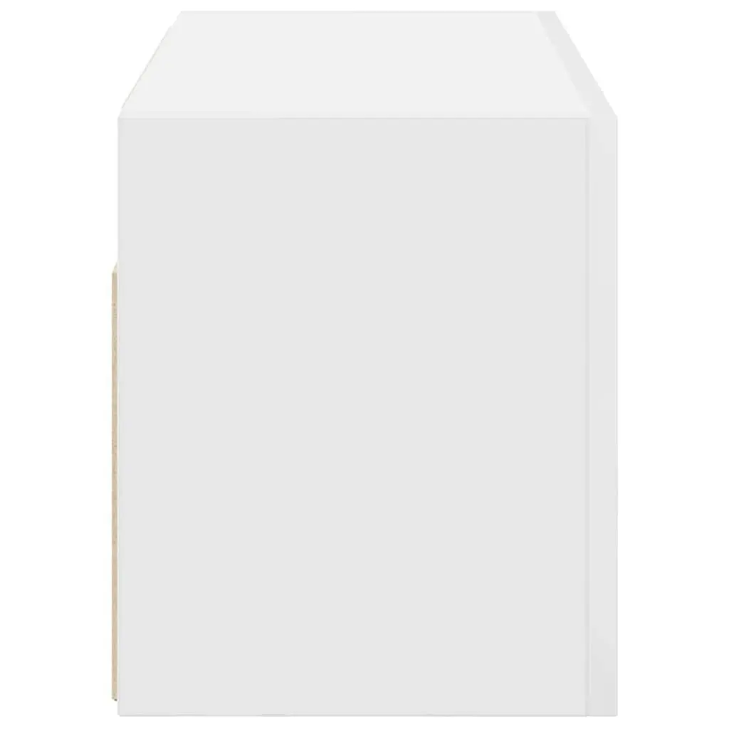 Bathroom Wall Cabinet White 60x25x30 cm Storage Unit Vanity Organiser