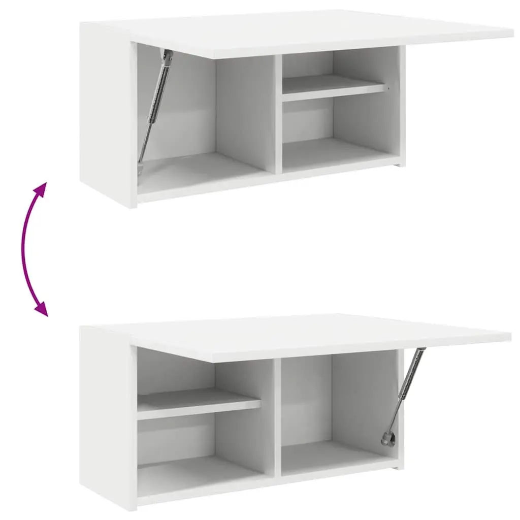 Bathroom Wall Cabinet White 60x25x30 cm Storage Unit Vanity Organiser