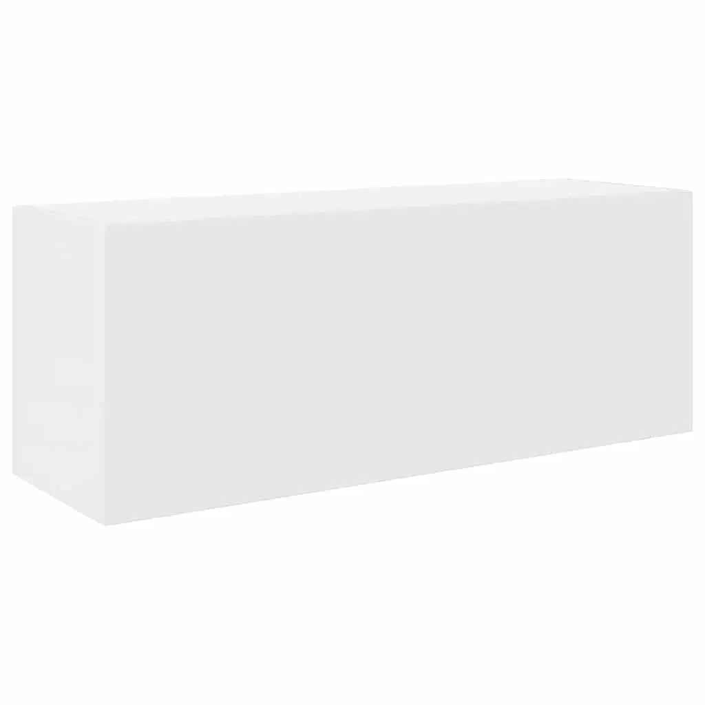 Bathroom Cabinet White Engineered Wood 80x25x30cm Moisture Resistant Storage Unit