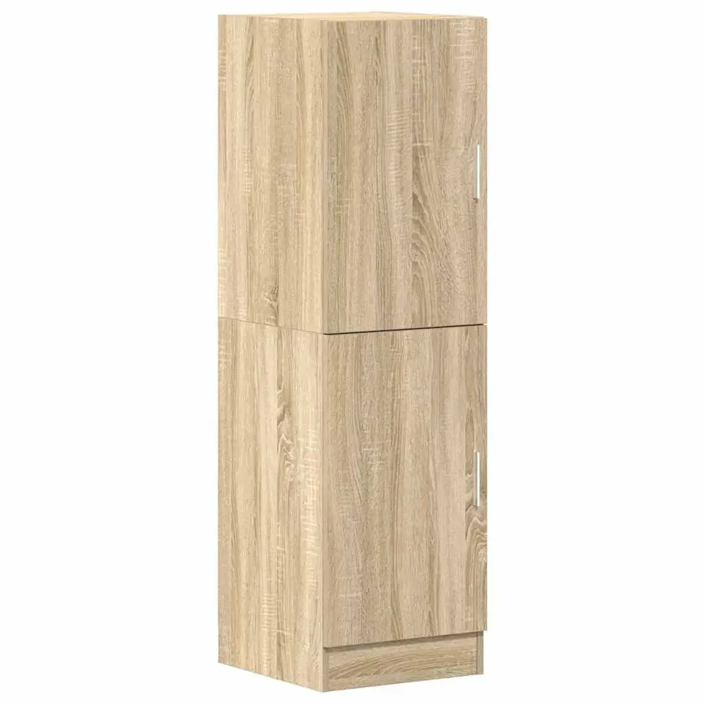 Kitchen Cabinet Brown 38x41.5x131.5 cm Engineered Wood Storage Unit