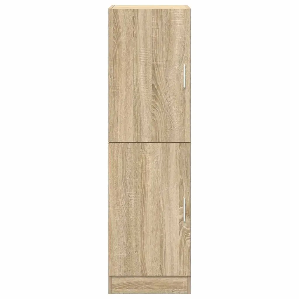 Kitchen Cabinet Brown 38x41.5x131.5 cm Engineered Wood Storage Unit