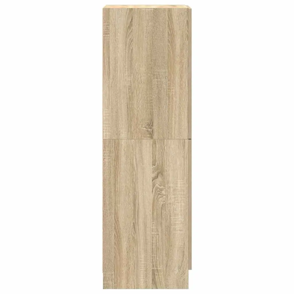 Kitchen Cabinet Brown 38x41.5x131.5 cm Engineered Wood Storage Unit