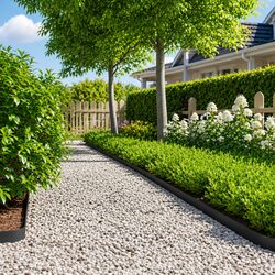 Black Steel Lawn Edging Strips - 10 pcs for Easy Setup