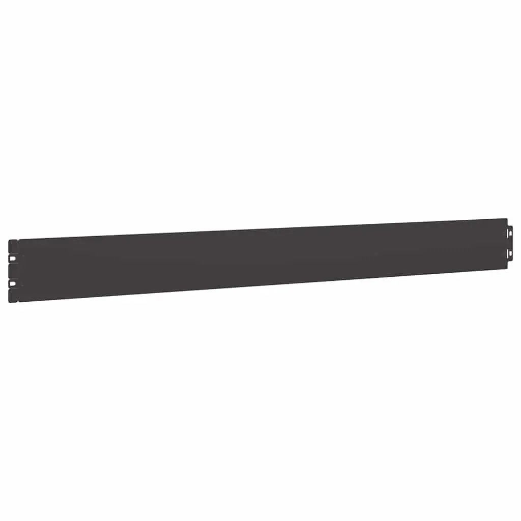 Garden Border Edging 10 pcs Black Steel Lawn Edging Strips Flexible Landscape