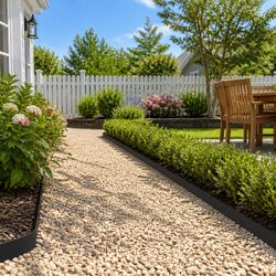 Compact Garden Edging Strips - 50 pcs of Steel Borders