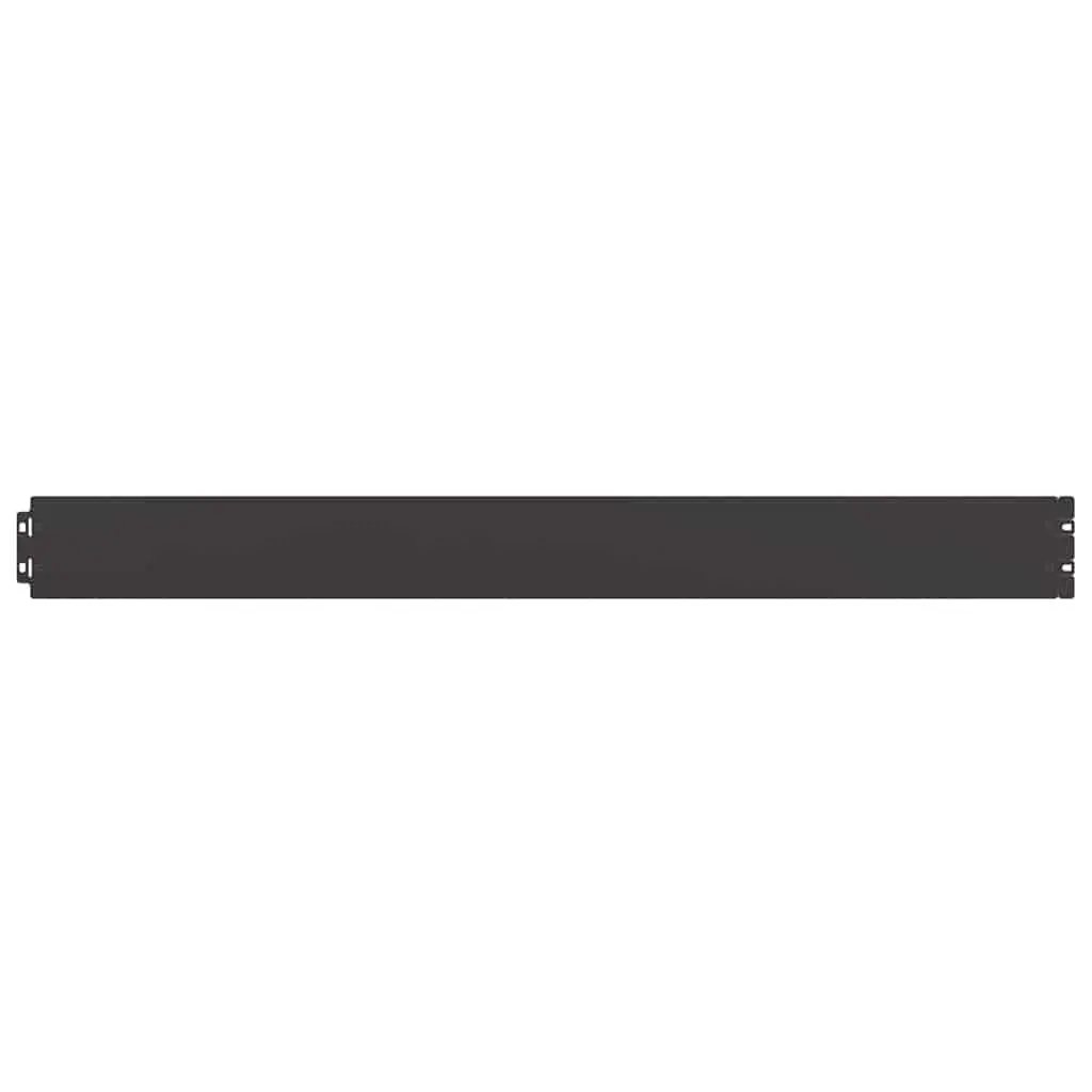 Garden Lawn Edging 50 pcs Black Steel Borders 10x103 cm Landscape Edger