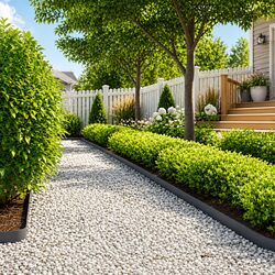 Flexible Lawn Edging - 50 Piece Steel Set for Gardens