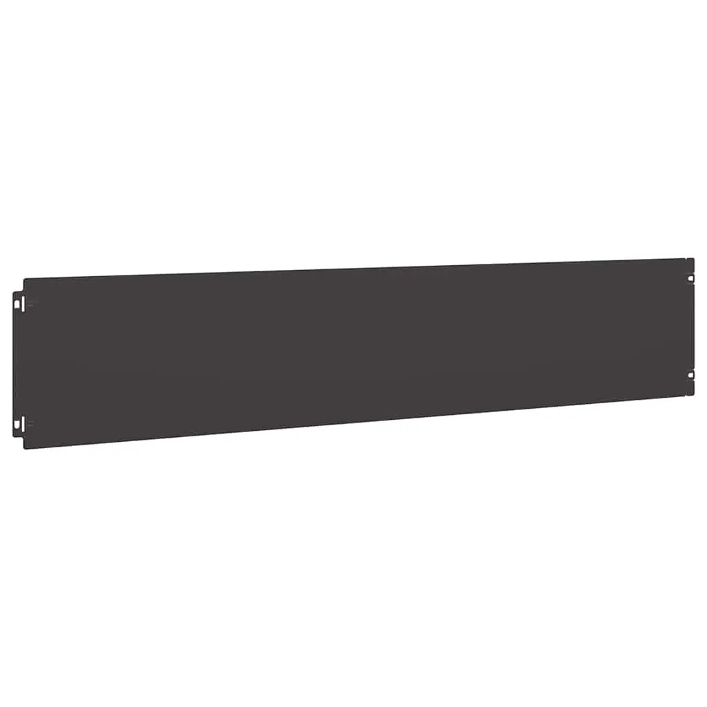 Garden Lawn Edging 10 pcs Black Steel Borders 20x103 cm Landscape Edger