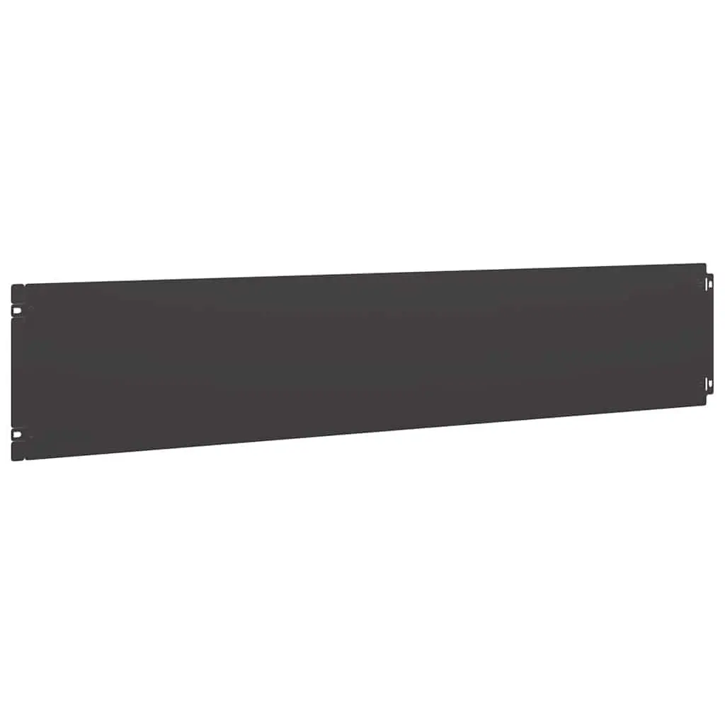 Garden Lawn Edging 10 pcs Black Steel Borders 20x103 cm Landscape Edger