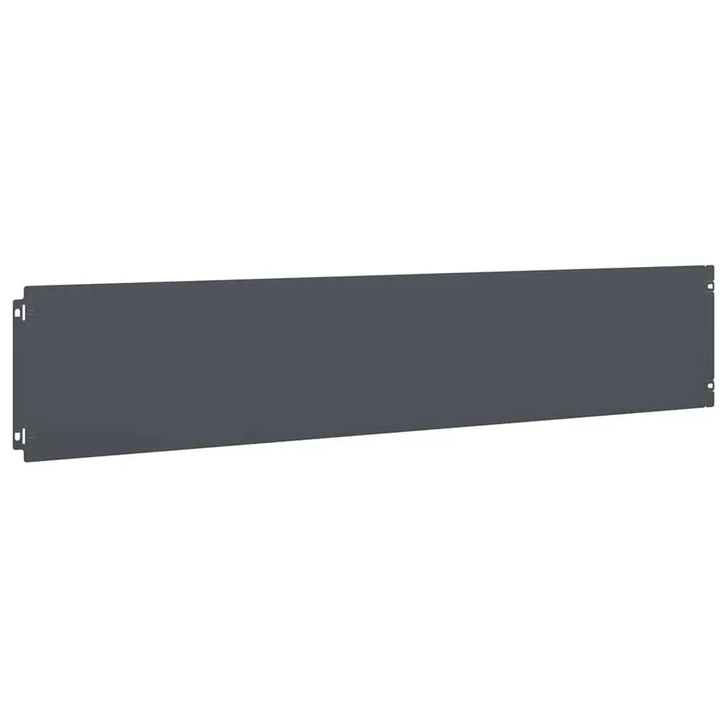 Garden Border Edging Anthracite 10 Piece Flexible Cold-Rolled Steel Lawn Edging for Landscaping