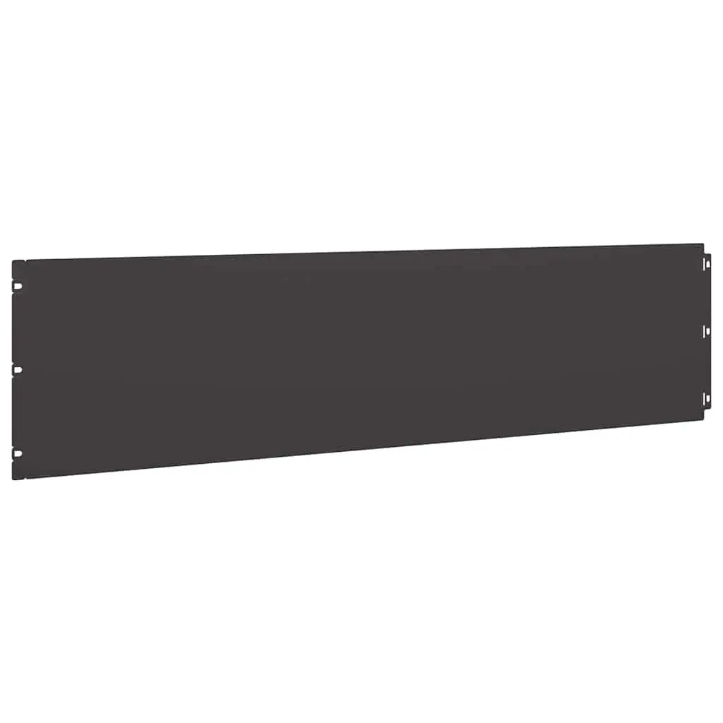 Lawn Edging Black 25x103 cm Cold-rolled Steel Flexible Garden Border 20 Piece