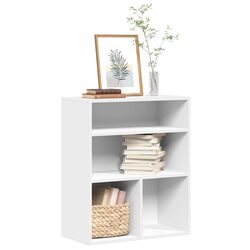 Compact White Book Cabinet for Your Organising Needs