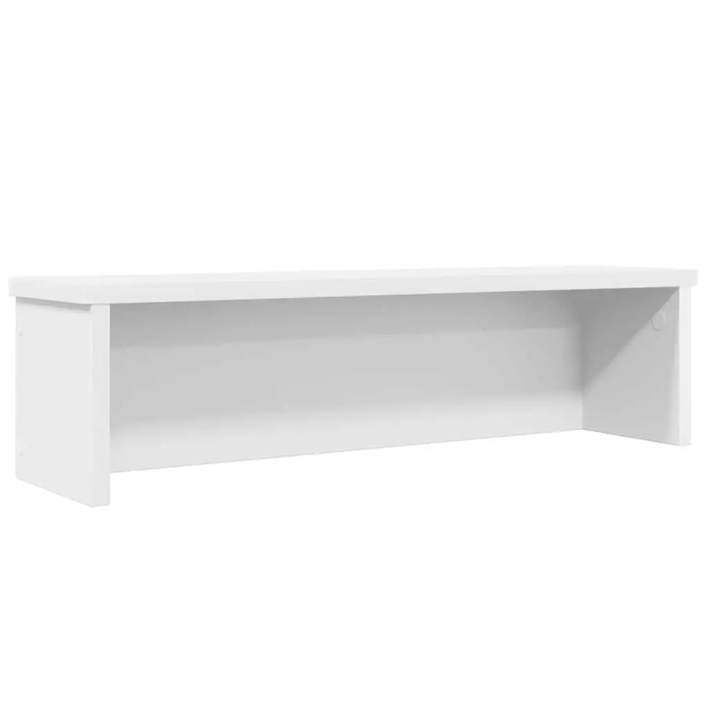 Kitchen Rack White Stackable Organiser Storage Shelf 60 x 15 x 16 cm