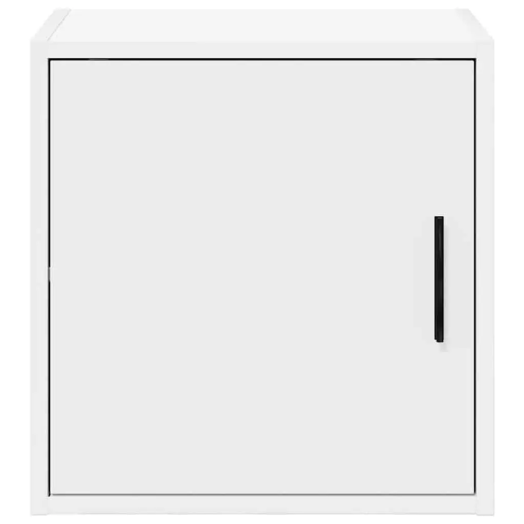Wall Cabinet White Engineered Wood Wall-mounted Organiser