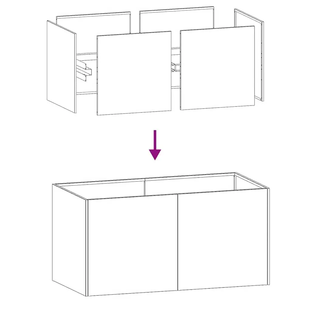 Planter Black 80x40x40 cm Cold-rolled Steel Raised Garden Bed