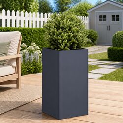 Stylish Anthracite Garden Planter Box for Your Outdoor Area