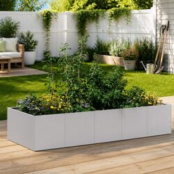 Concise Raised Garden Planter Box at 200x80x40cm