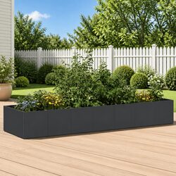 Compact and Robust 280x80x40cm Steel Raised Planter Box
