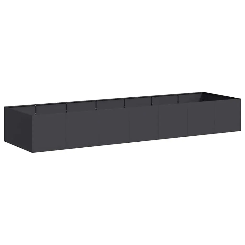 Steel Raised Planter Box 280x80x40cm Garden Outdoor Flowers Vegetables Herbs Bed
