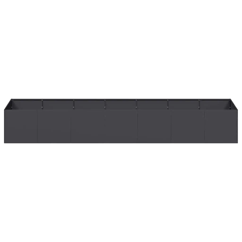 Steel Raised Planter Box 280x80x40cm Garden Outdoor Flowers Vegetables Herbs Bed