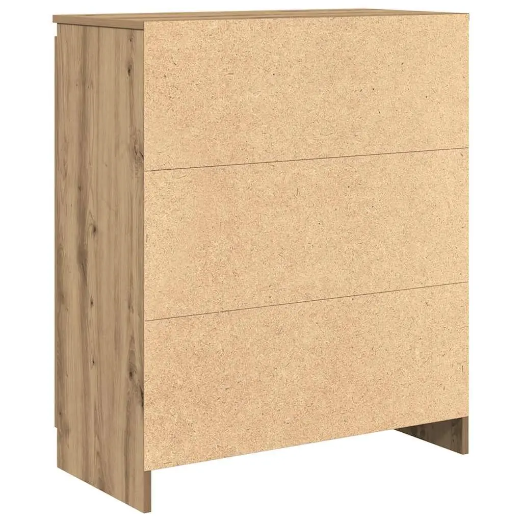 Storage Cabinet Sideboard Brown Engineered Wood with Door and Drawers for Home Office Living Room Dining Area