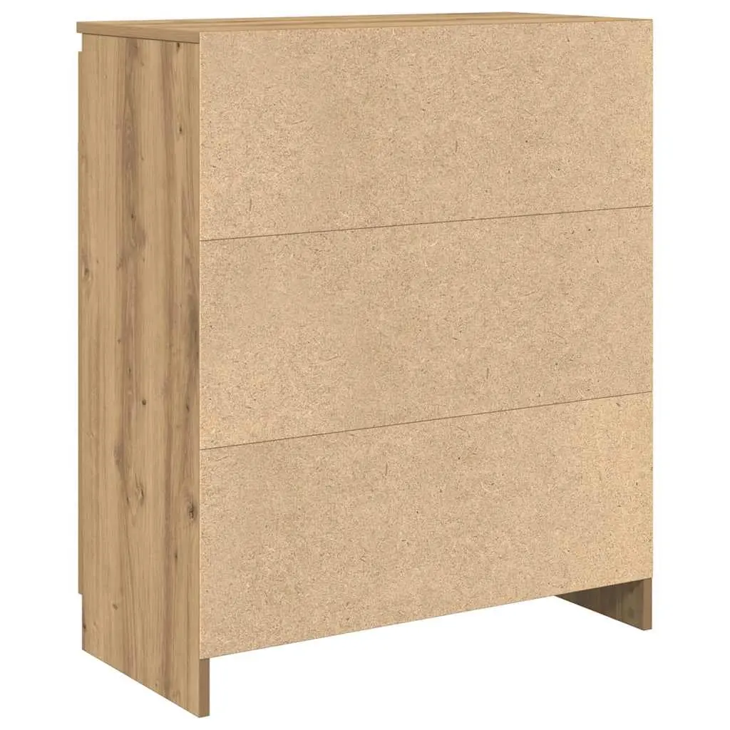 Sideboard Storage Cabinet Brown Engineered Wood 71W x 35D x 84H cm Ample Storage with Drawer and Doors