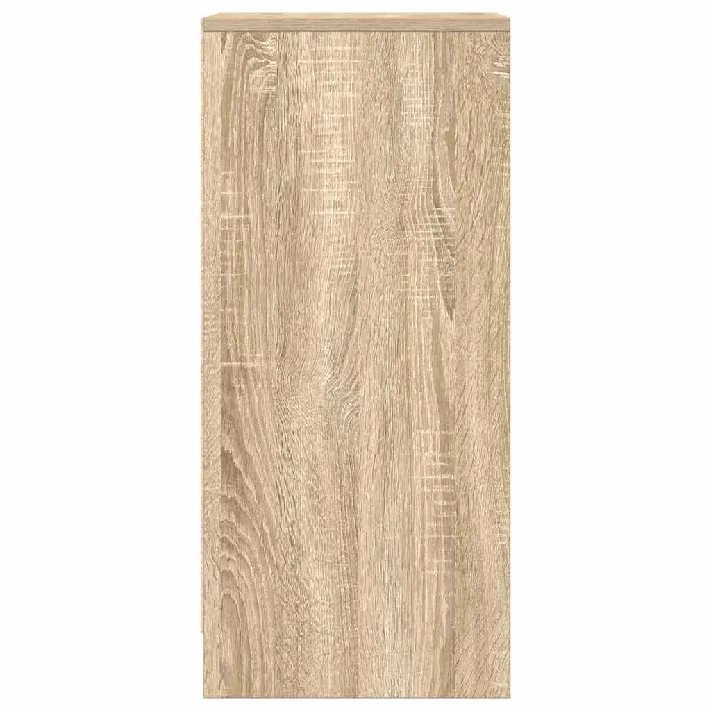 Sideboard Brown Engineered Wood Storage Cabinet Buffet Furniture