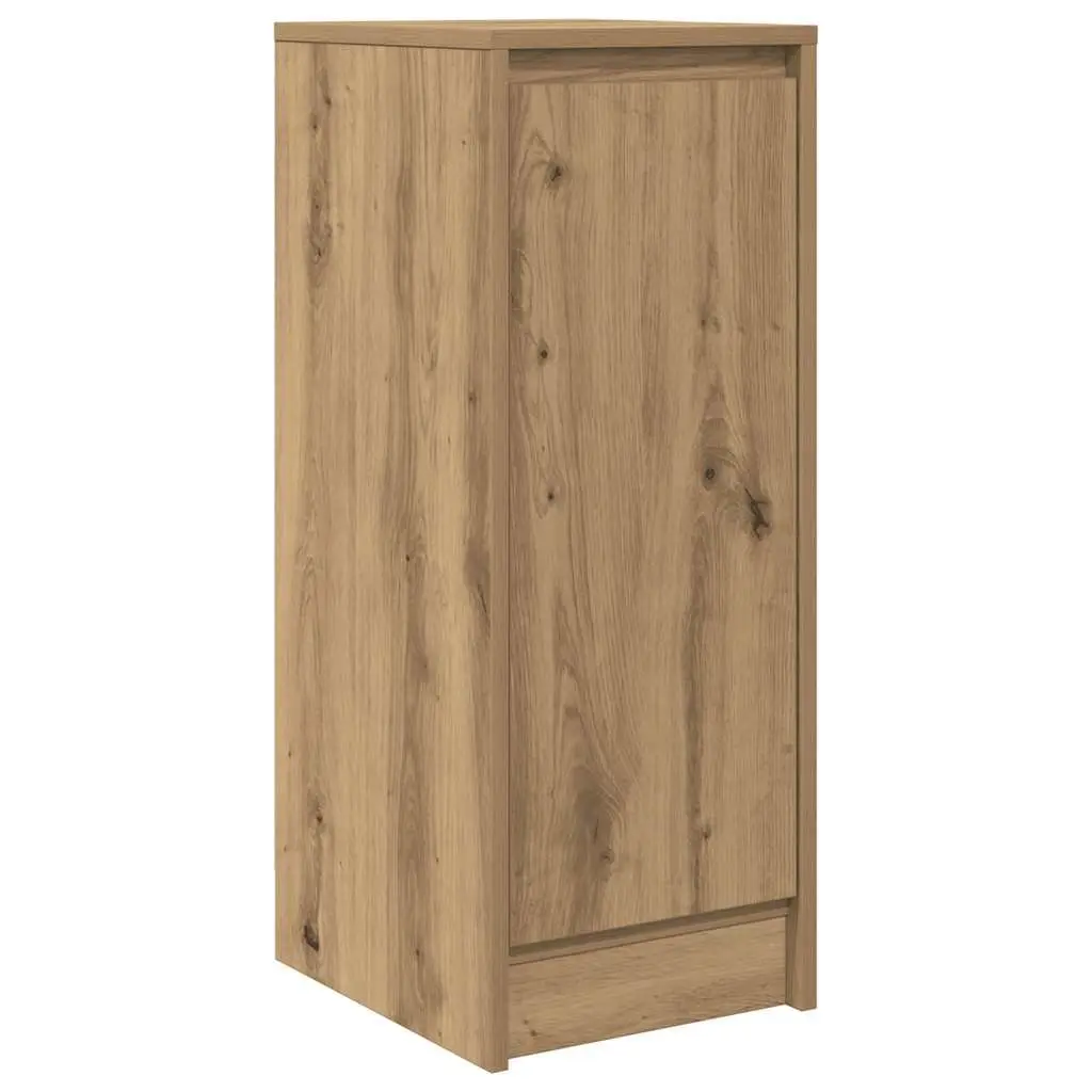 Sideboard Storage Cabinet Brown Engineered Wood Ample Storage Space Door Organiser